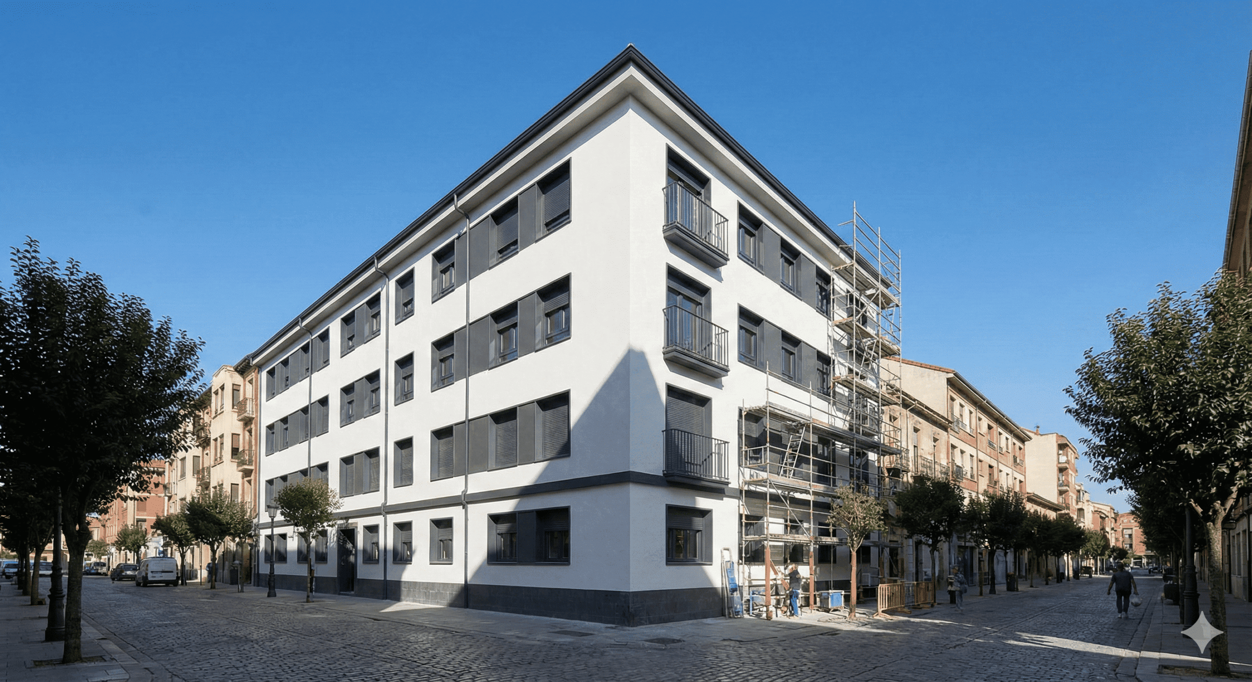 Rehabilitación fachada SATE Eras de Renueva León